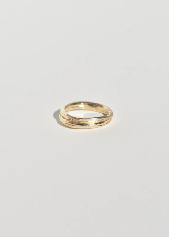 Gold Anja Ring- Trial Sample sold by Leigh Miller