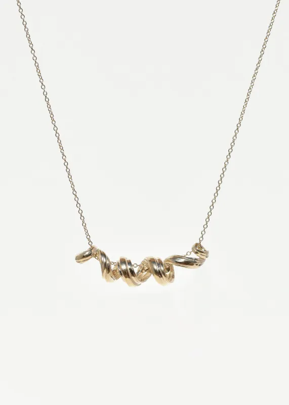 Gold Corkscrew Pendant- Trial Sample sold by Leigh Miller