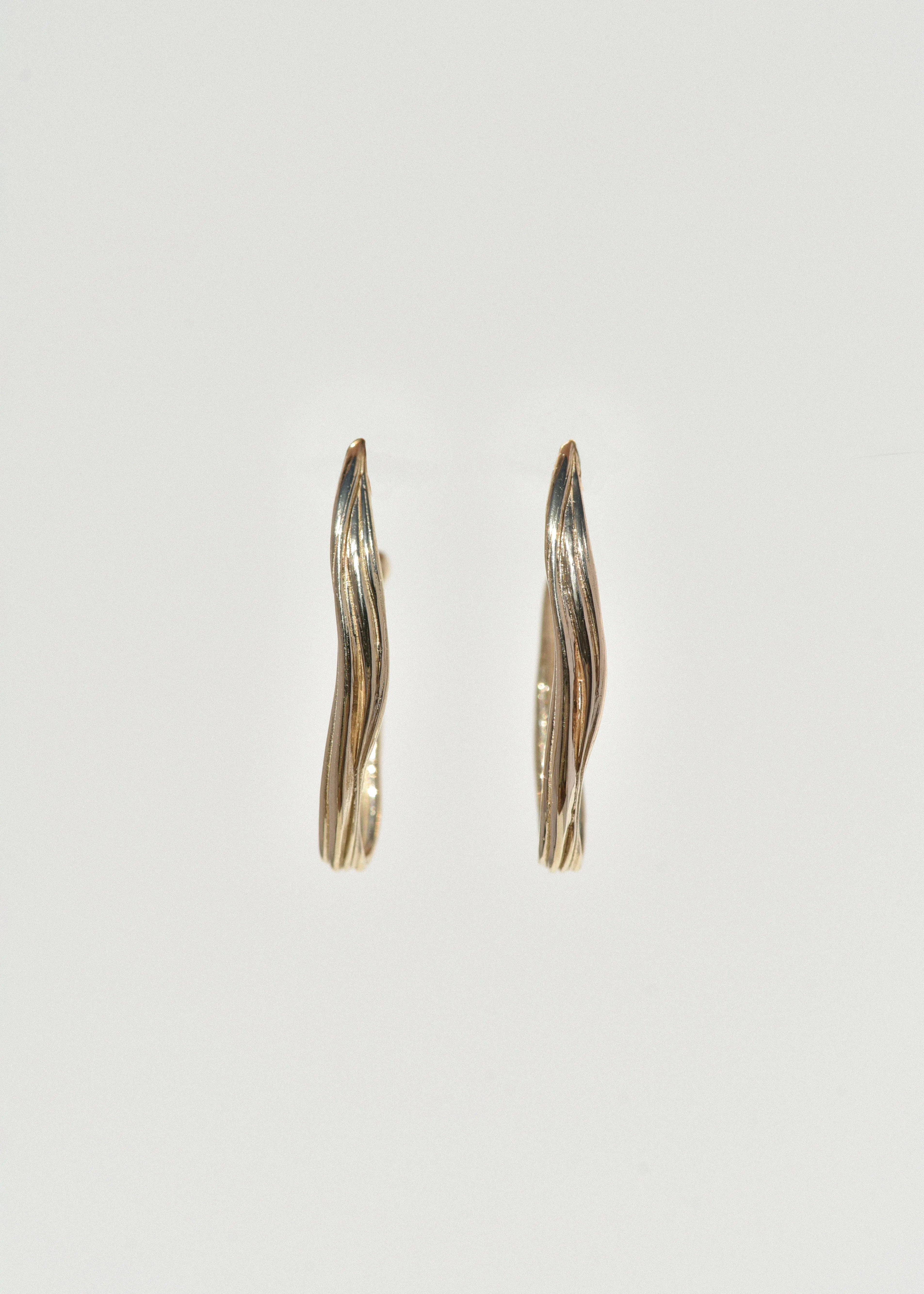 Gold Aria Hoops- Trial Sample sold by Leigh Miller product image thumbnail 2