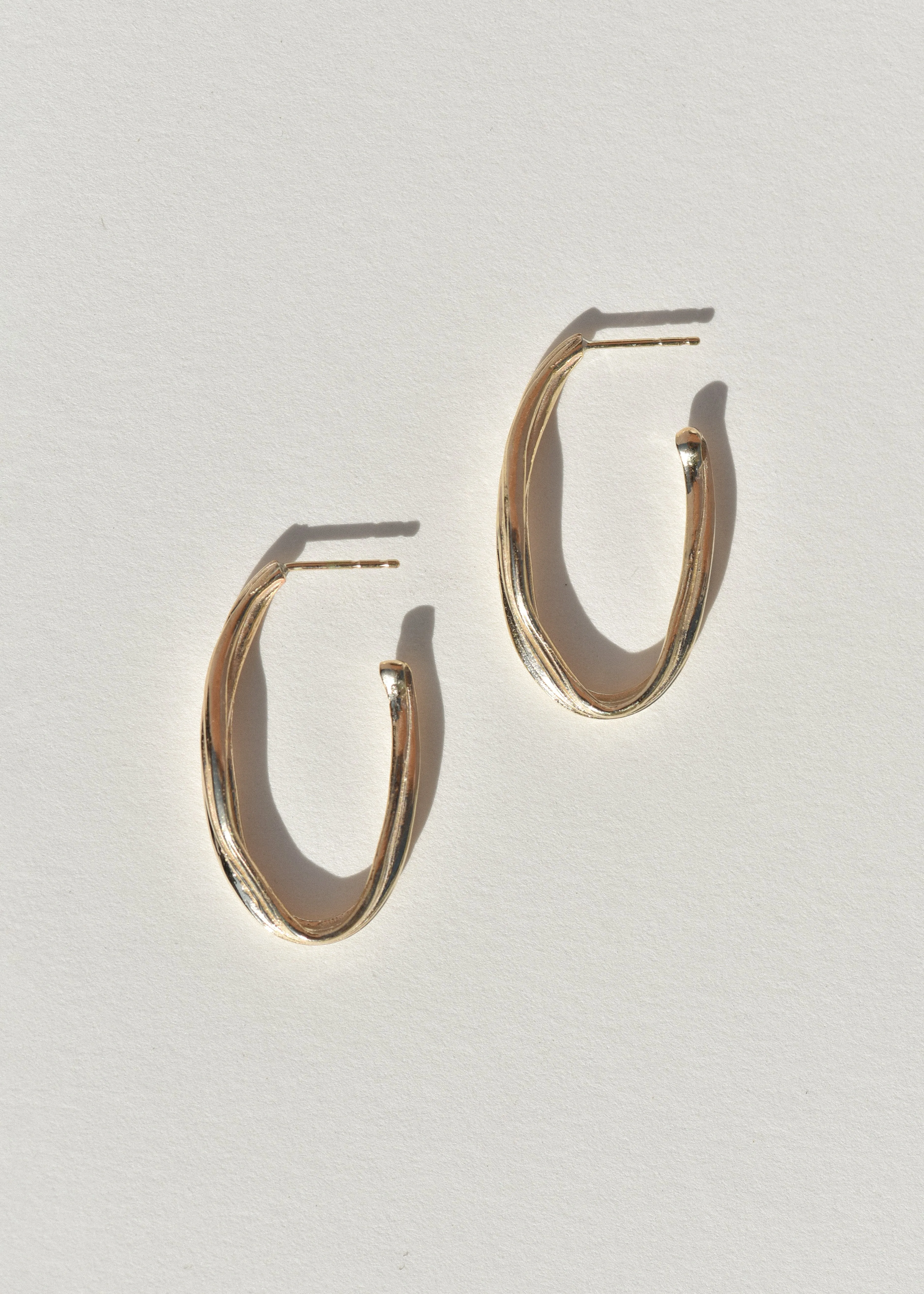 Gold Aria Hoops- Trial Sample sold by Leigh Miller product image thumbnail 5