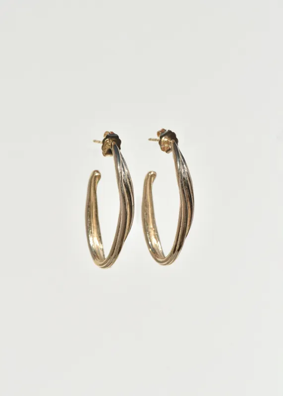 Gold Aria Hoops- Trial Sample sold by Leigh Miller