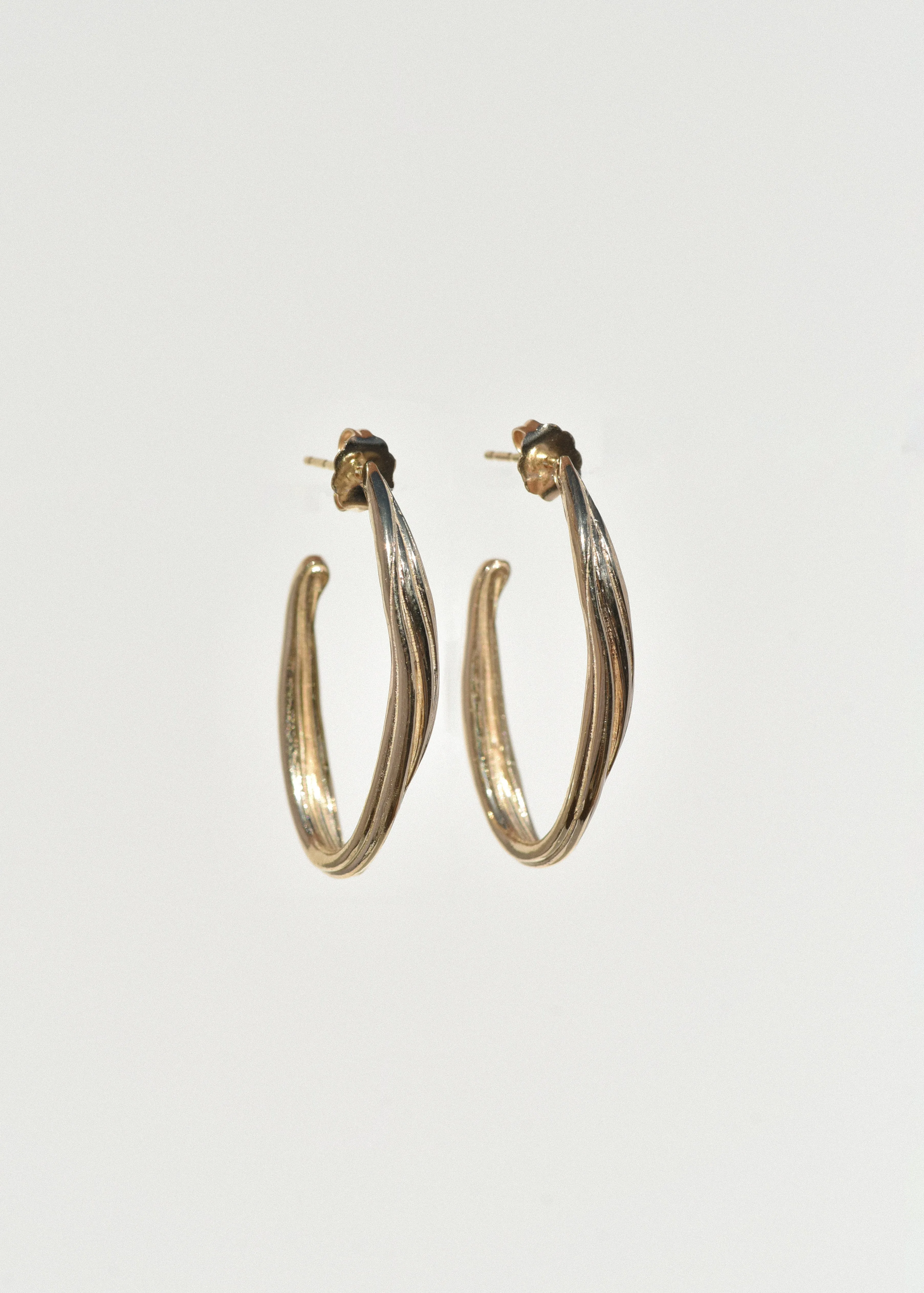 Gold Aria Hoops- Trial Sample sold by Leigh Miller