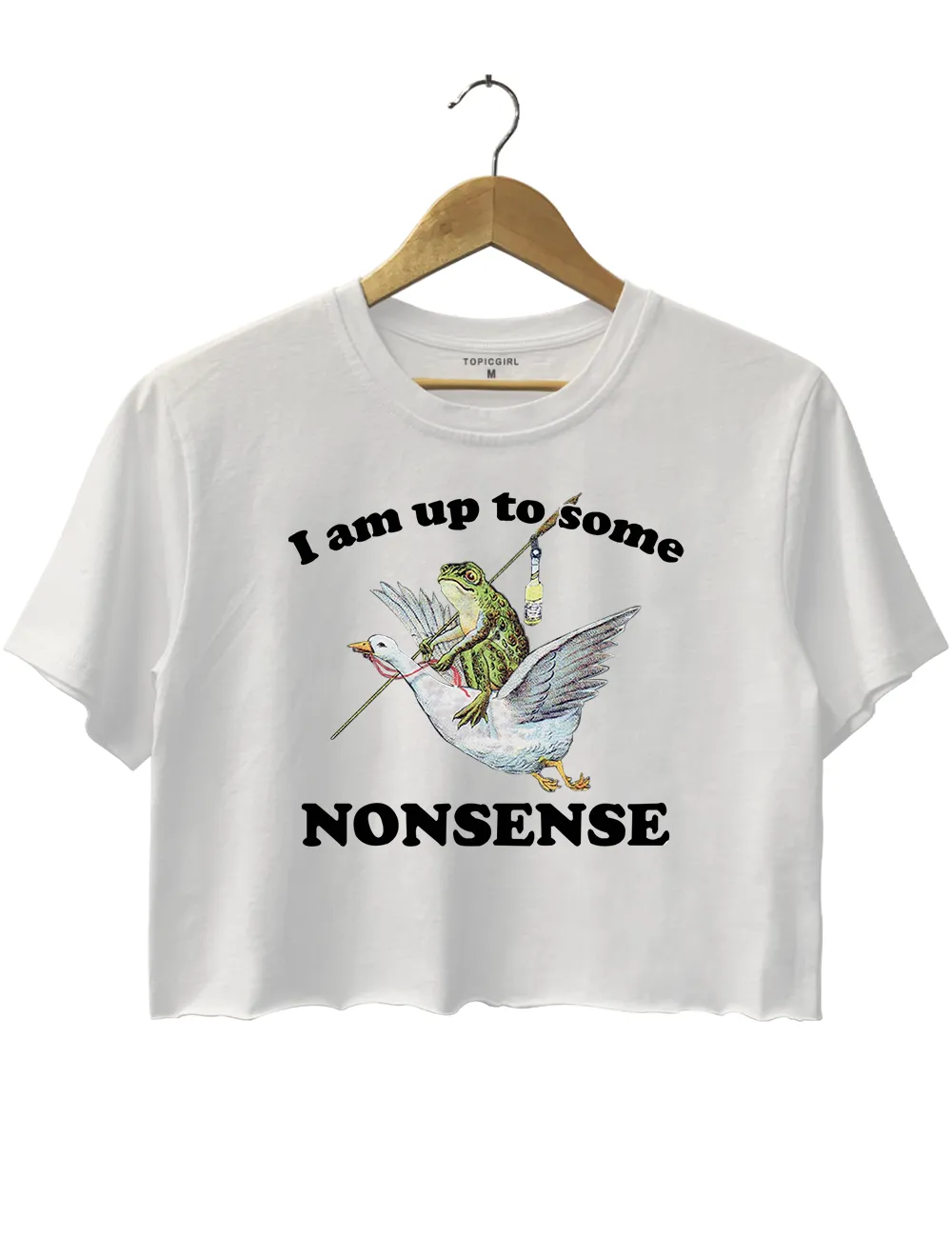 I Am Up To Some Nonsense Crop Top sold by Topic Girl