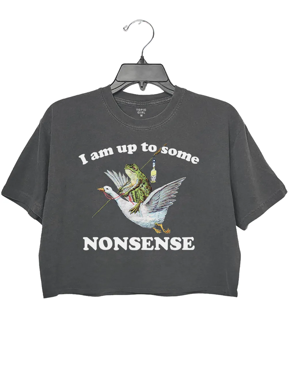 I Am Up To Some Nonsense Crop Top sold by Topic Girl product image thumbnail 2