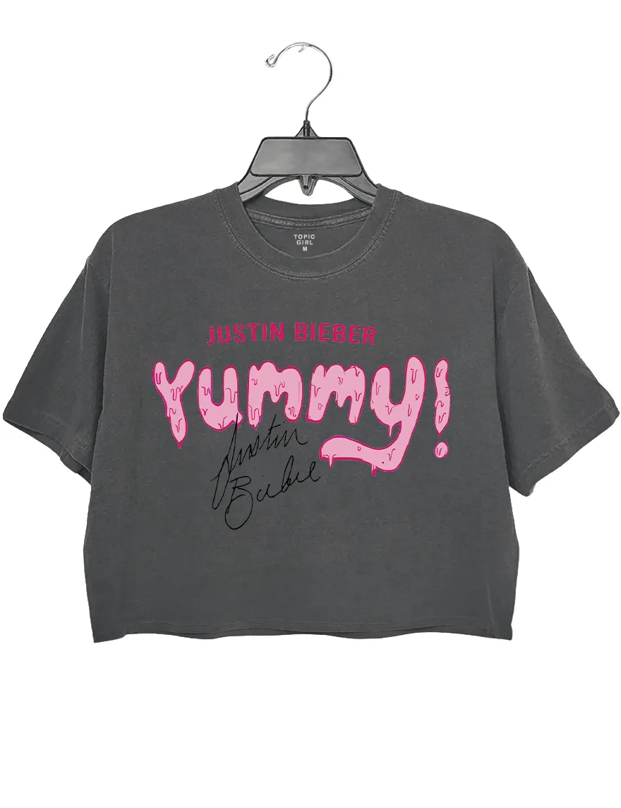 Justin Bieber Yummy Signature Crop Top sold by Topic Girl product image thumbnail 2