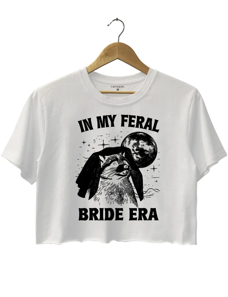 In My Feral Bride Era Crop Top sold by Topic Girl product image thumbnail 2
