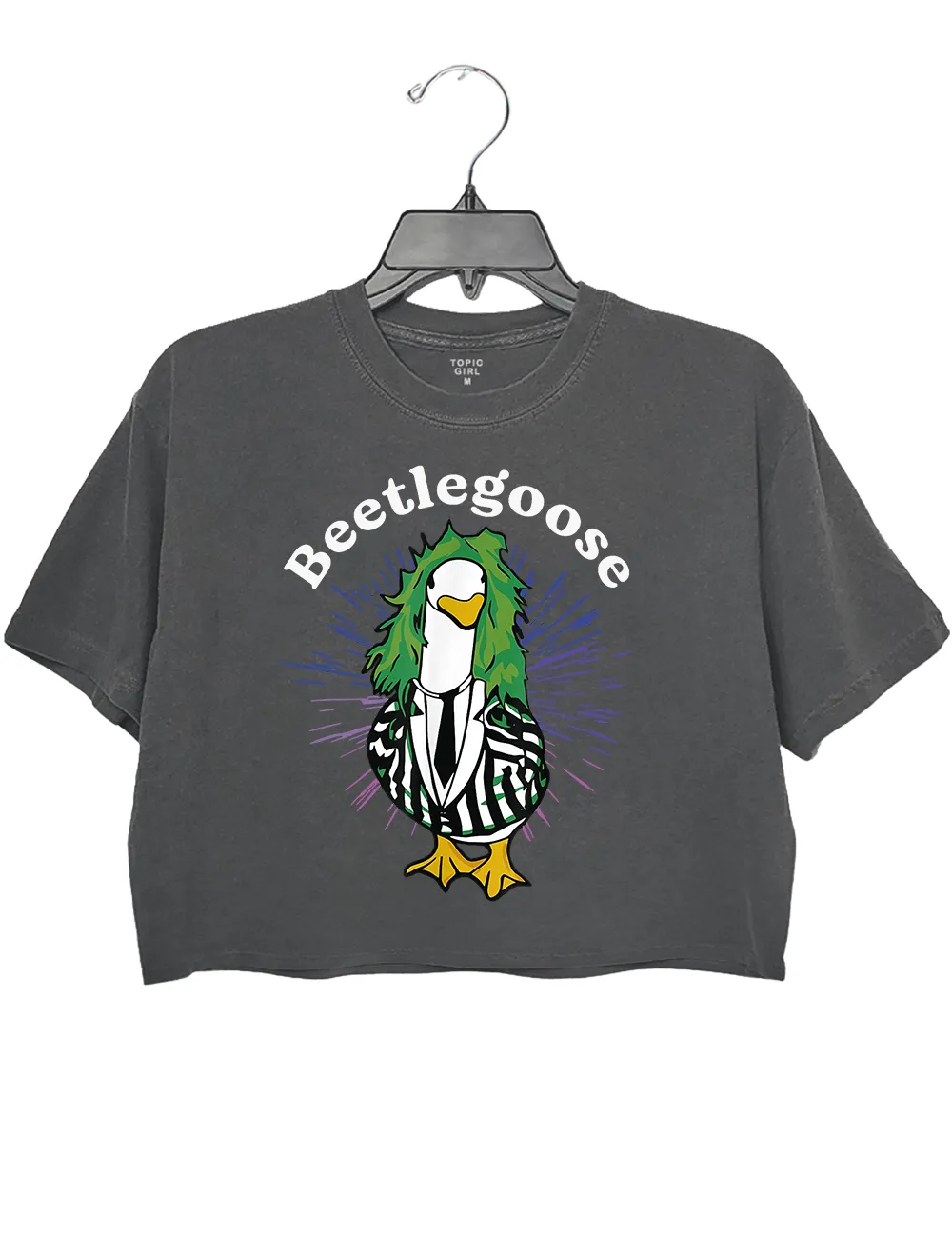 Beetlegoose Silly Goose Crop Top sold by Topic Girl