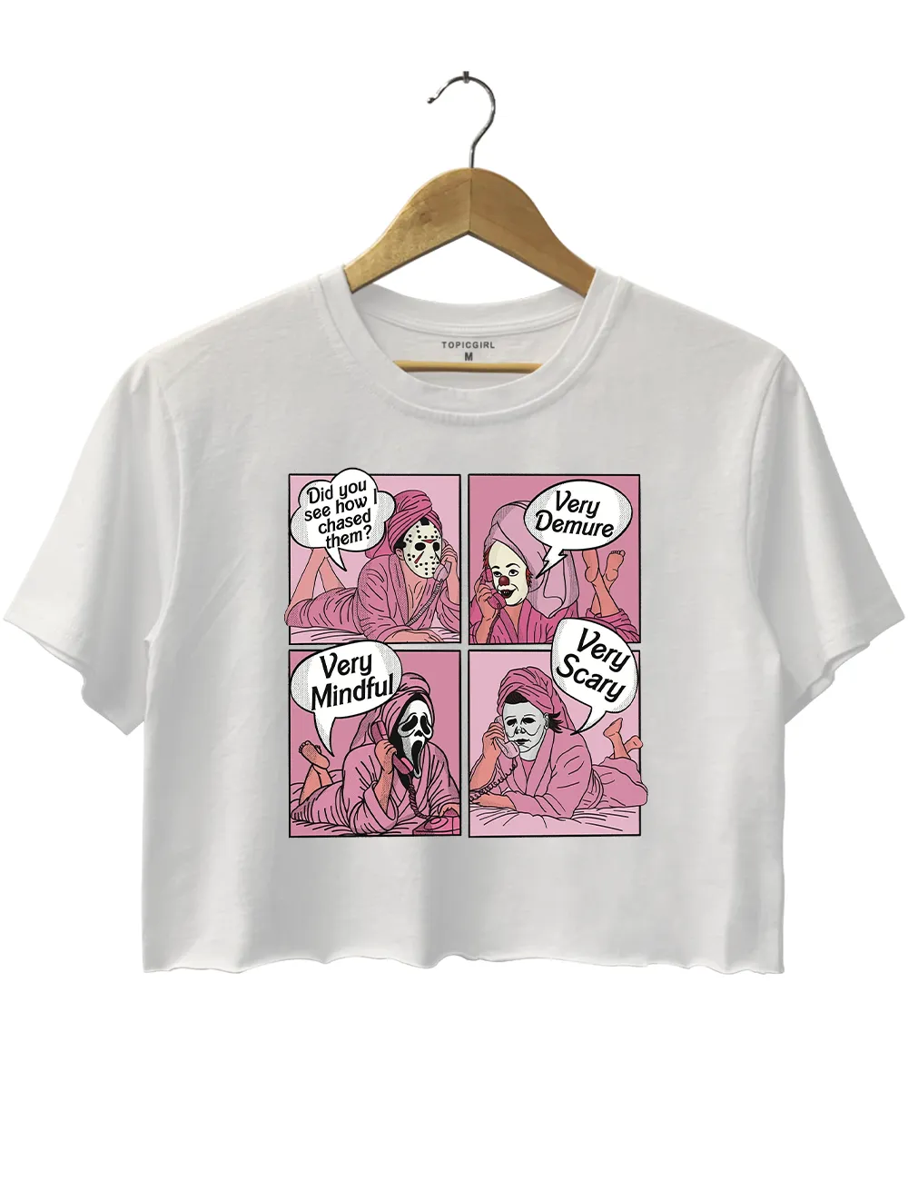 Very Demure Very Mindful Very Scary Crop Top sold by Topic Girl