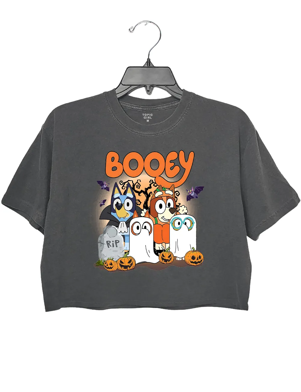 Booey Spooky Crop Top sold by Topic Girl product image thumbnail 2