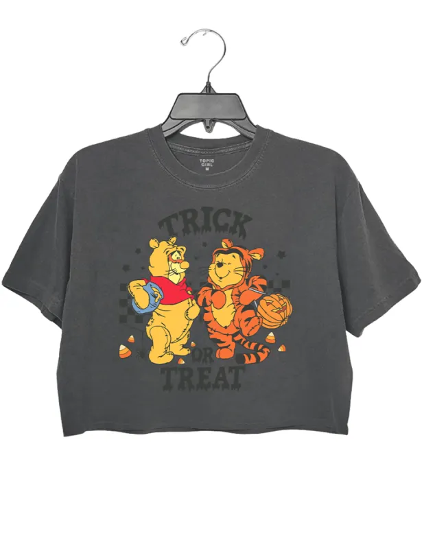 Trick Or Treat Crop Top sold by Topic Girl