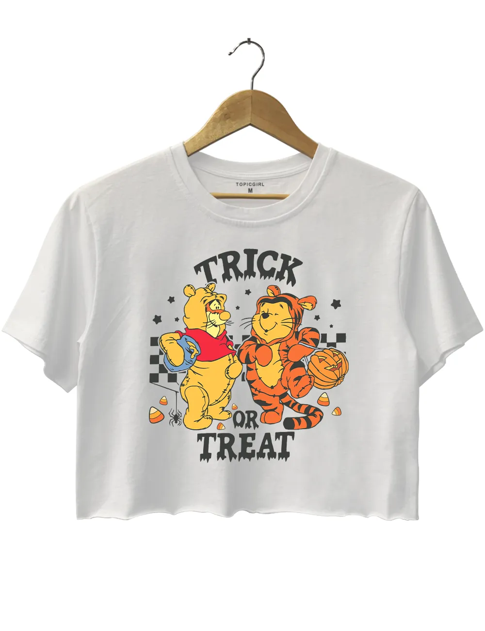 Trick Or Treat Crop Top sold by Topic Girl product image thumbnail 2