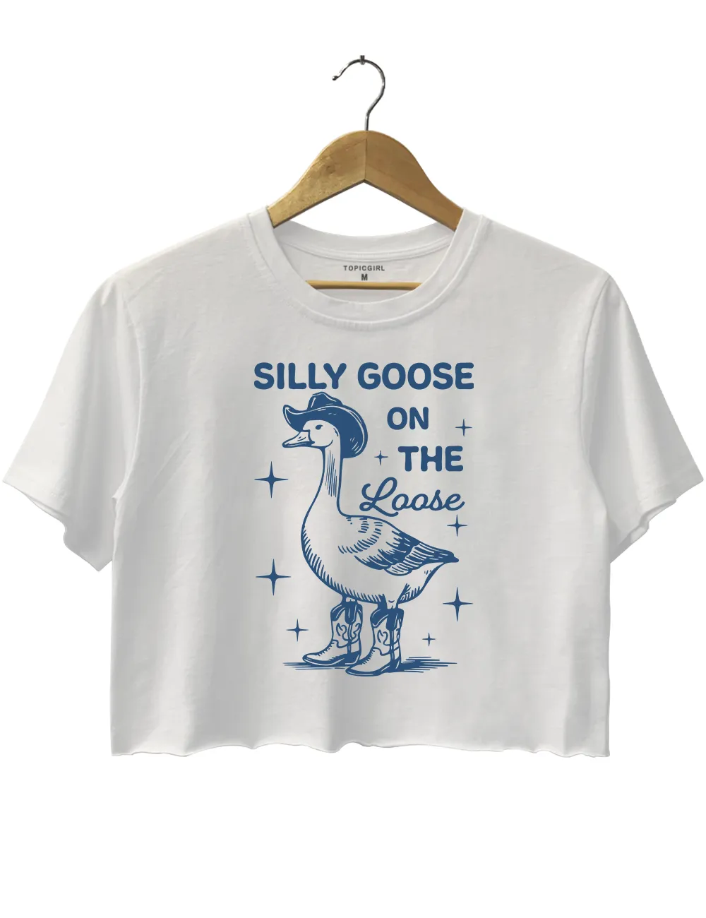 Silly Goose On The Loose Crop Top sold by Topic Girl