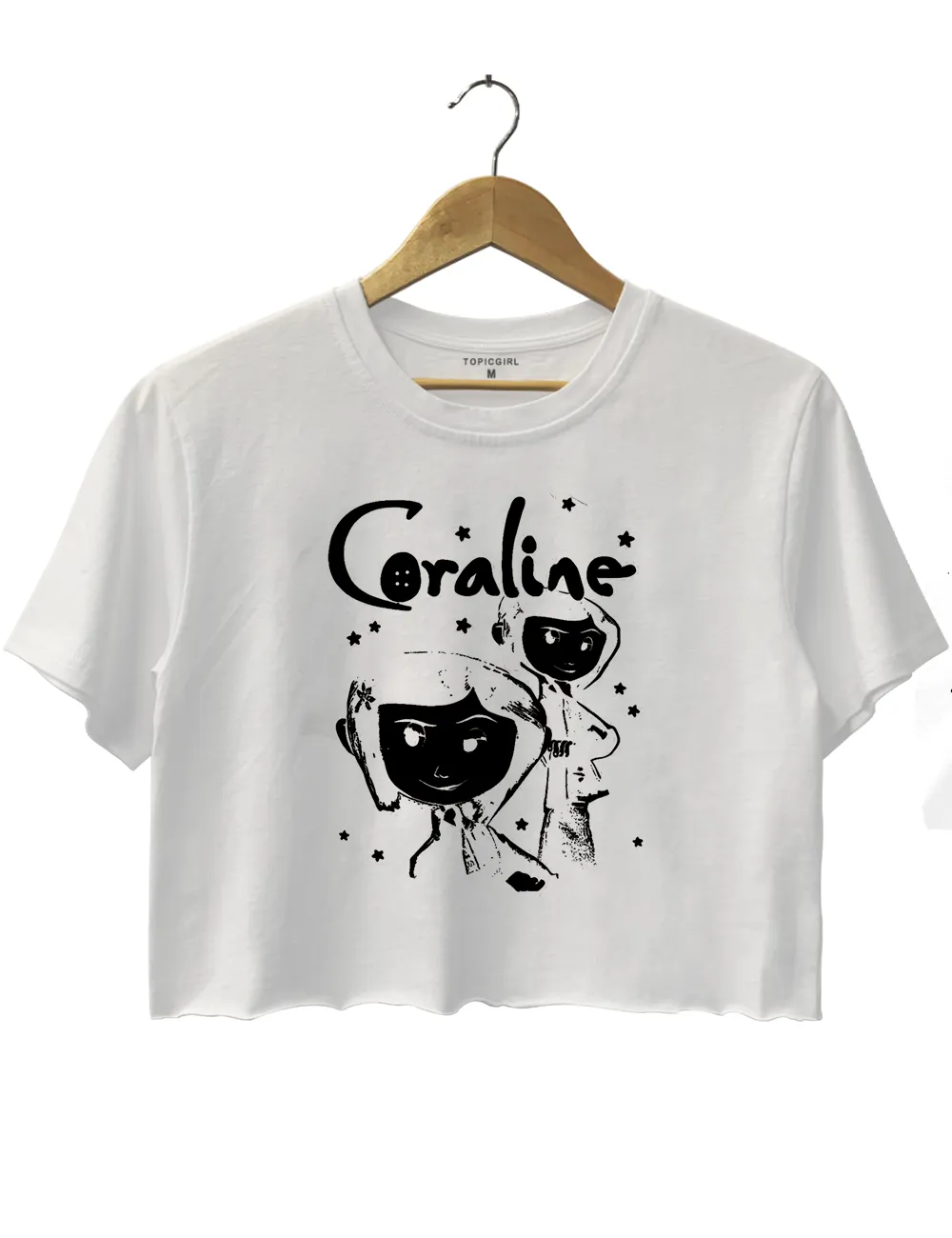 Halloween Coraline Crop Top sold by Topic Girl product image thumbnail 5