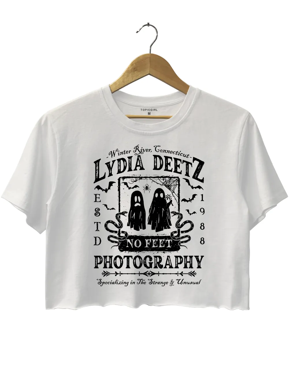 Lydia Deetz Photography 1988 Crop Top sold by Topic Girl product image thumbnail 2
