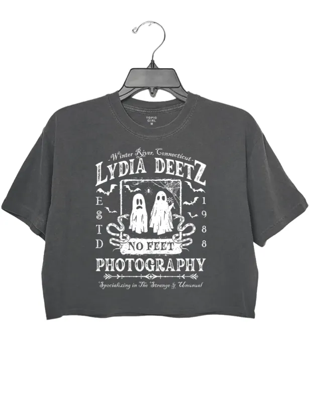 Lydia Deetz Photography 1988 Crop Top sold by Topic Girl