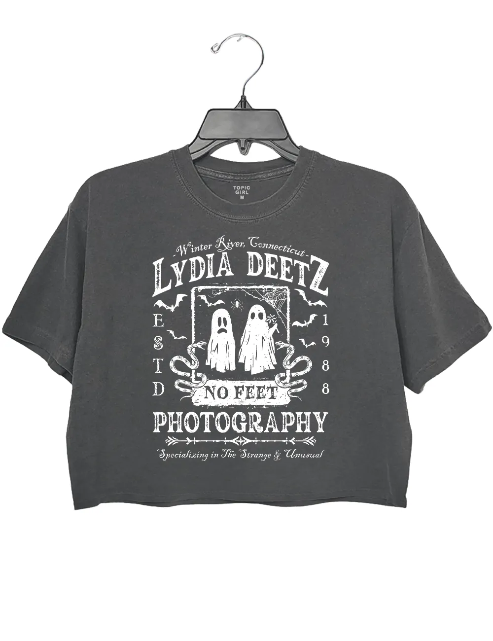 Lydia Deetz Photography 1988 Crop Top sold by Topic Girl