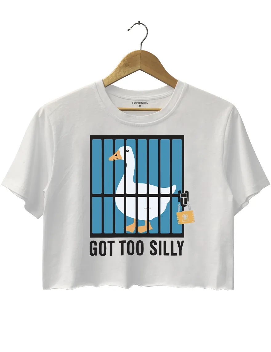 Silly Goose Got Too Silly Crop Top sold by Topic Girl