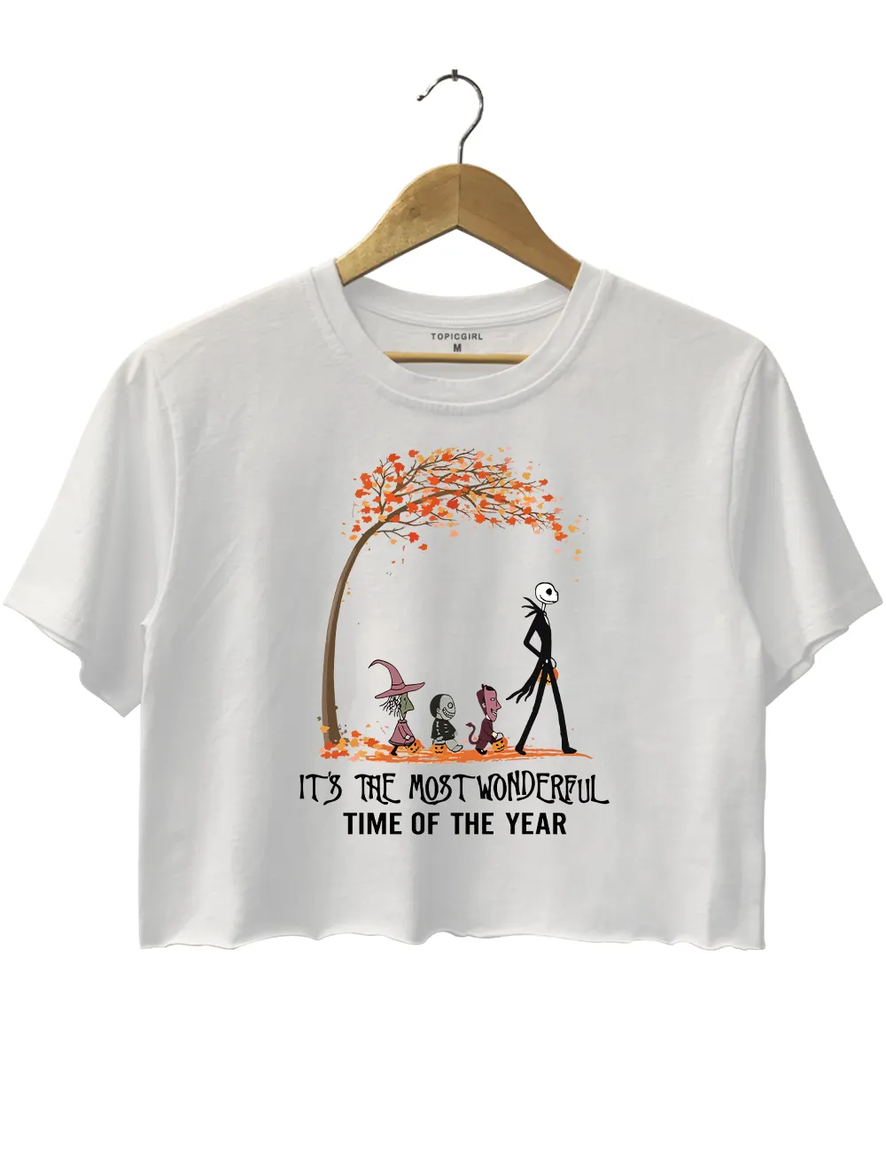 It's The Most Wonderful Time Of The Year Halloween Crop Top sold by Topic Girl