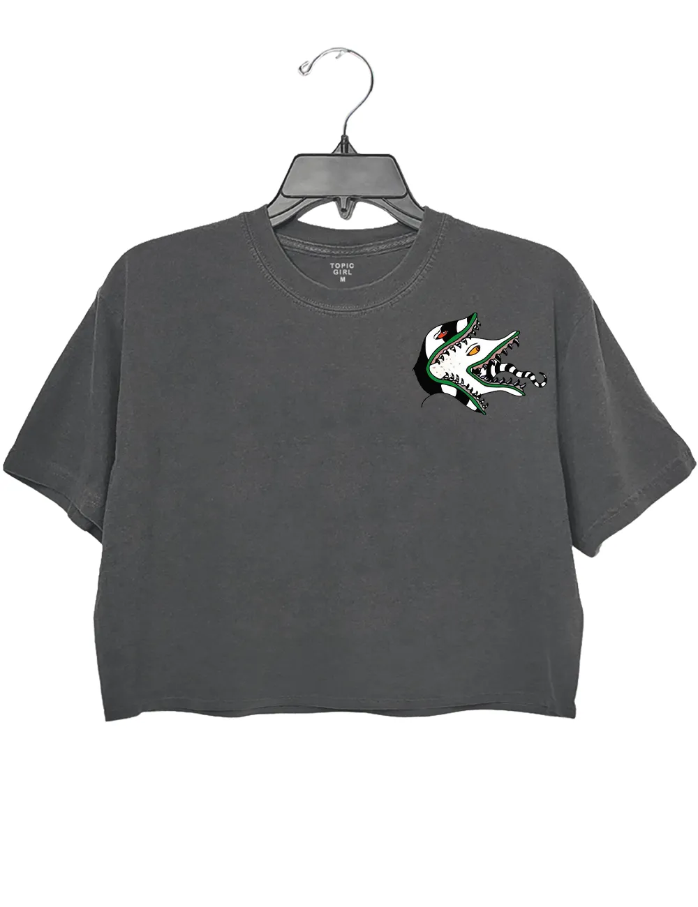 Beetlejuice Pocket Crop Top sold by Topic Girl product image thumbnail 2