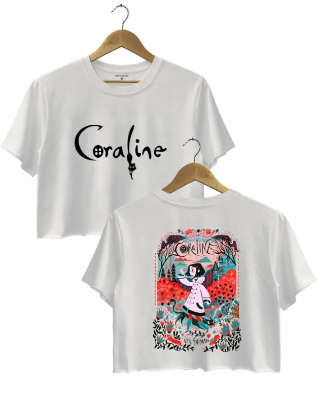 Coraline Halloween Crop Top sold by Topic Girl