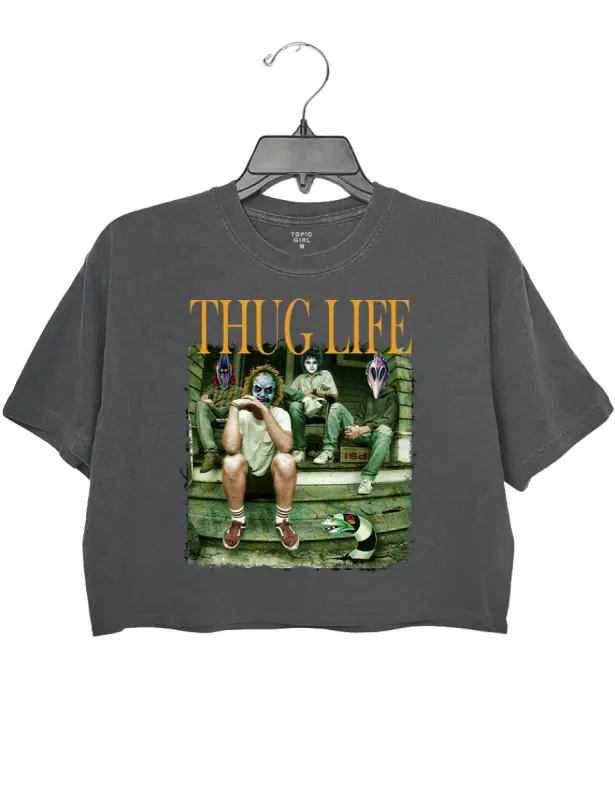 Beetlejuice Thug Life Crop Top sold by Topic Girl
