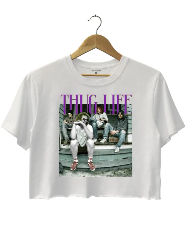 Thug Life Beetlejuice 2024 Crop Top sold by Topic Girl