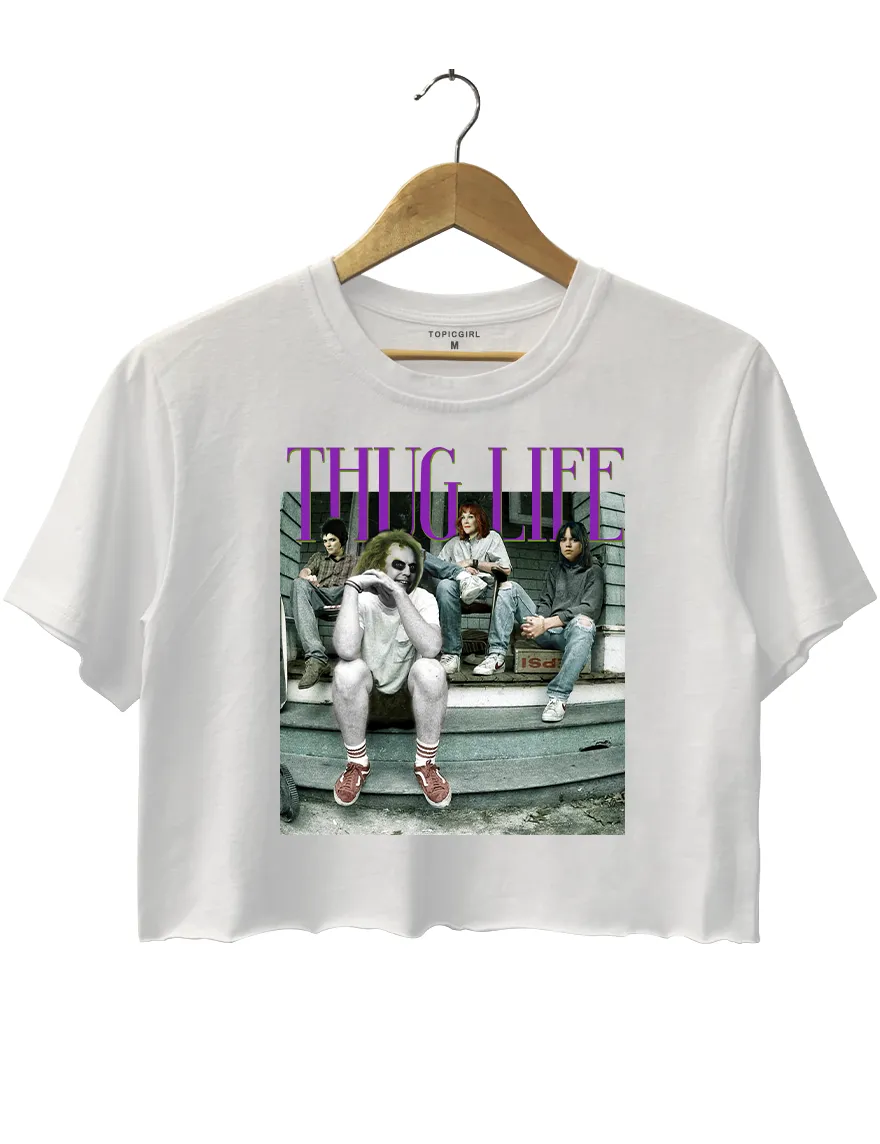 Thug Life Beetlejuice 2024 Crop Top sold by Topic Girl