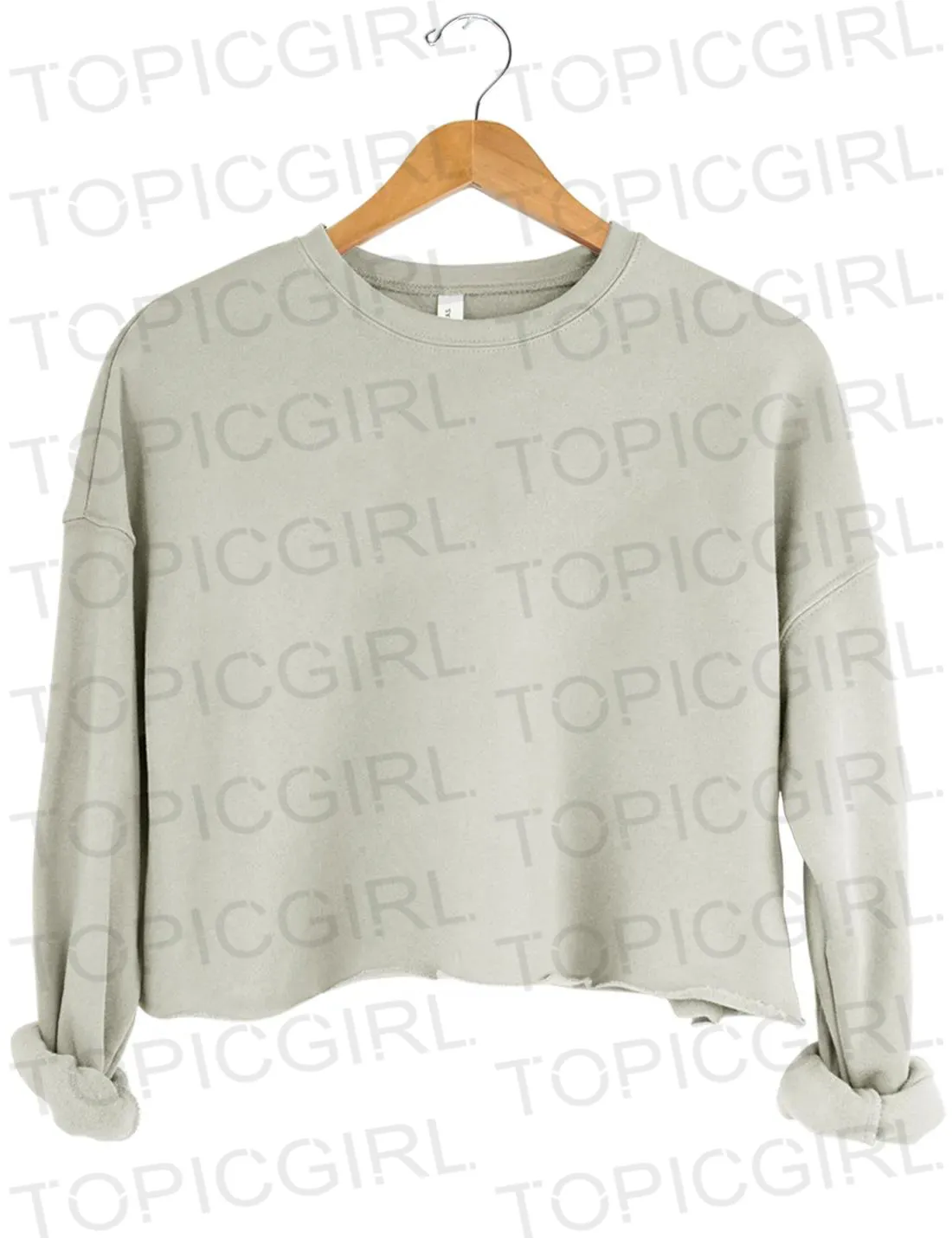 Plain Crop Top sold by Topic Girl product image thumbnail 4