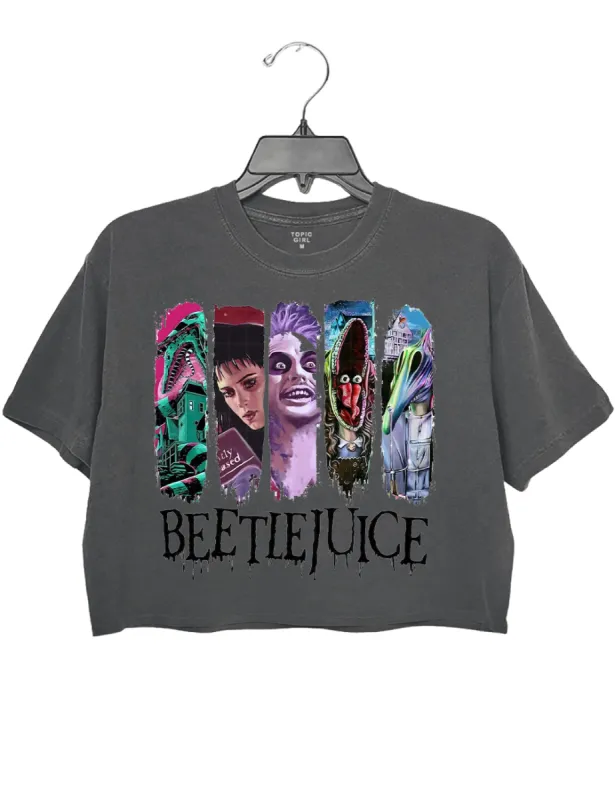 Beetle Juice Crop Top sold by Topic Girl