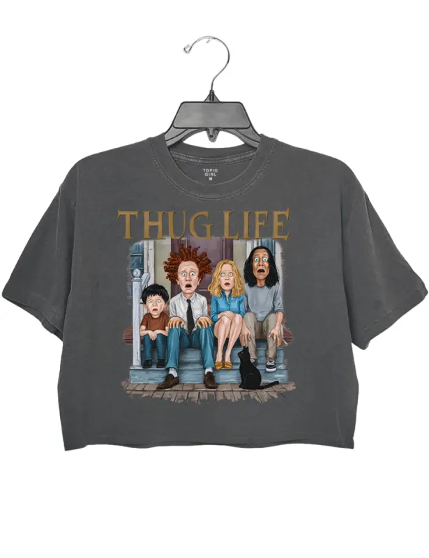 Thug Life Bad Witches Crop Top sold by Topic Girl