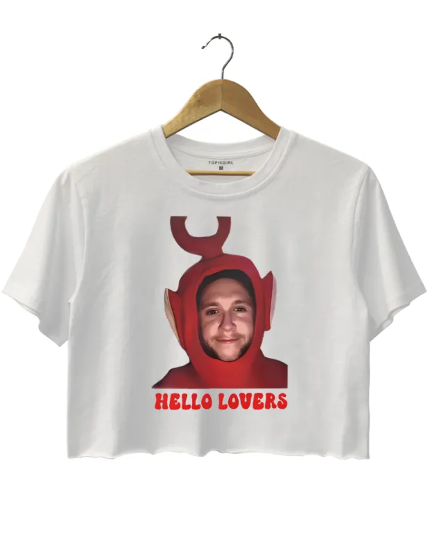 Niall Hello Lovers Niall The Show Crop Top sold by Topic Girl