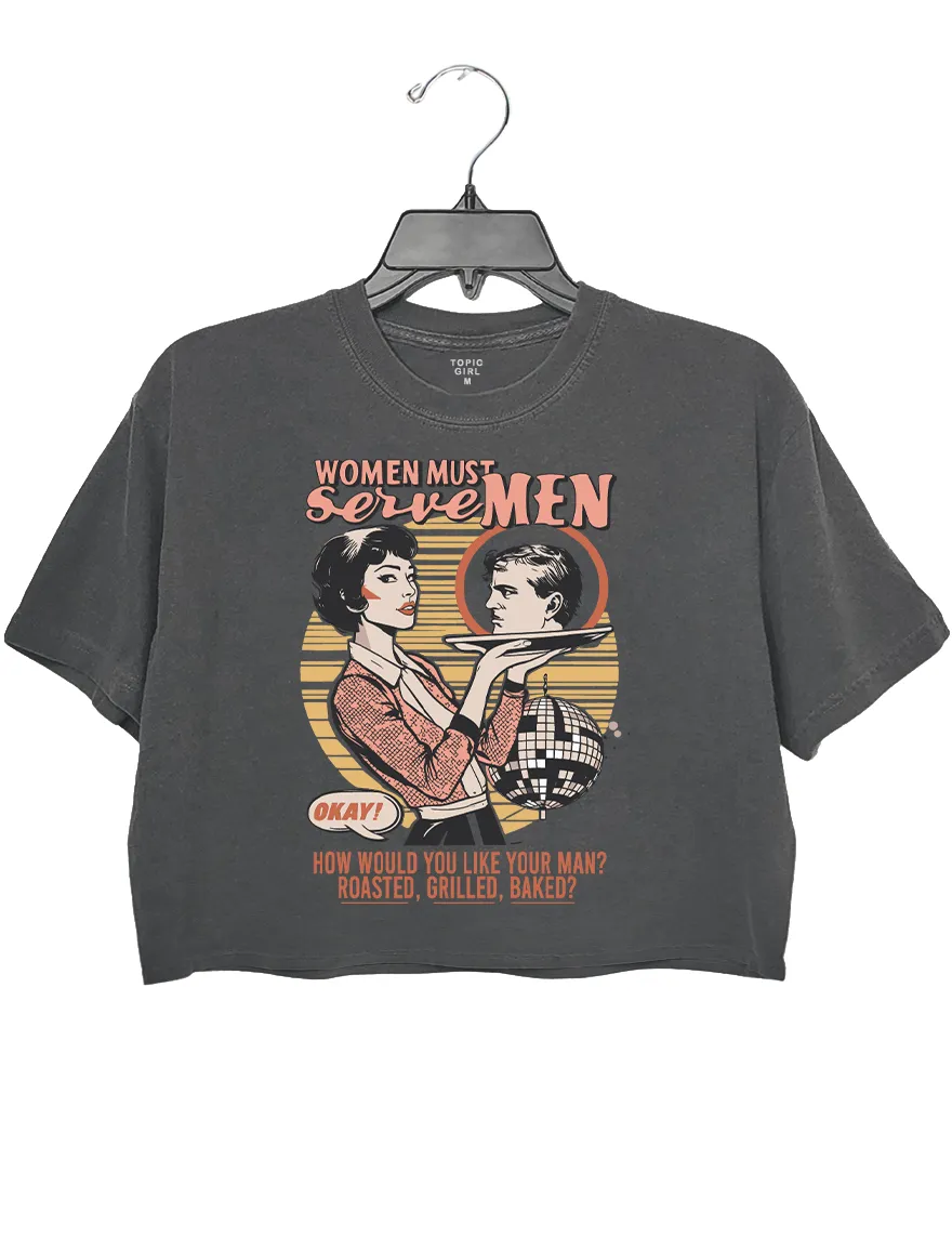 How Would You Like You Men Crop Top sold by Topic Girl