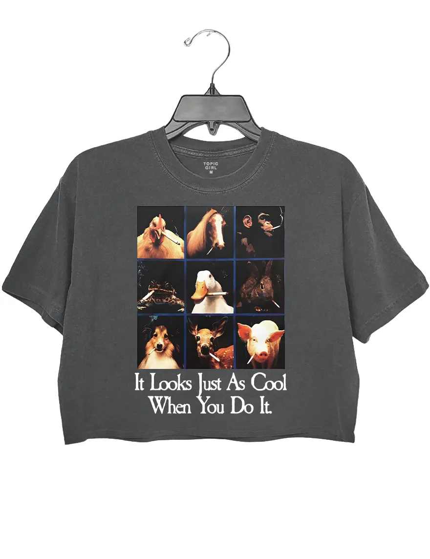 It Looks Just As Cool When You Do It Crop Top sold by Topic Girl product image thumbnail 2