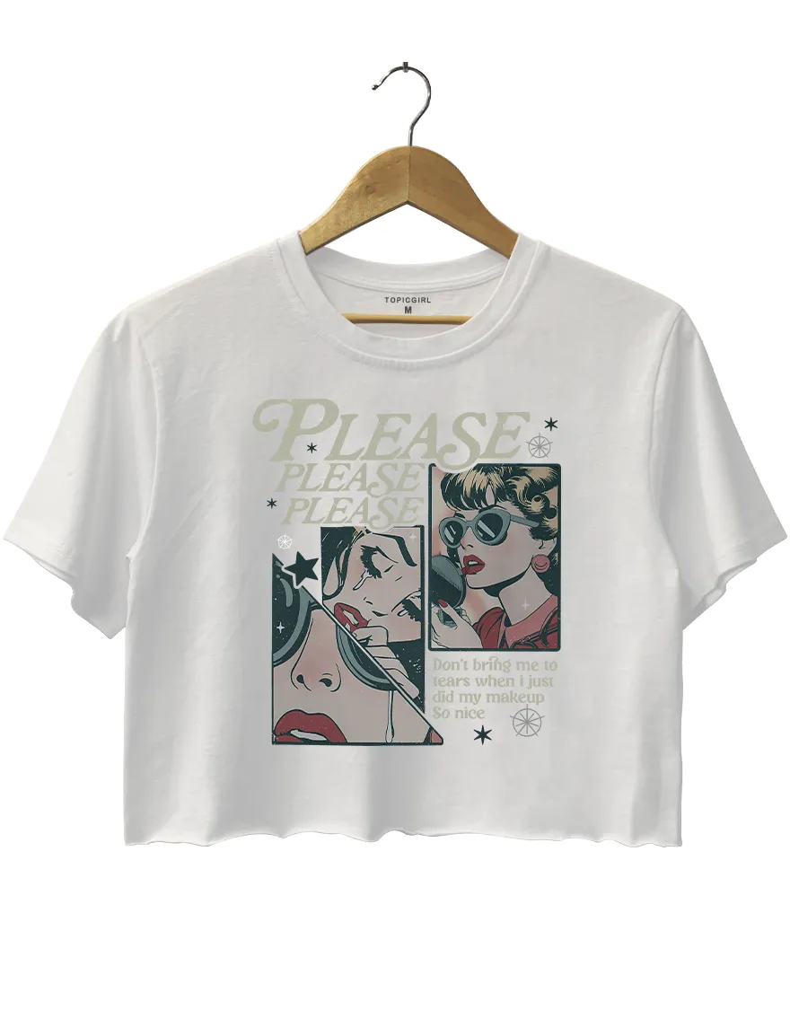 Don't Bring Me To Tears Crop Top sold by Topic Girl product image thumbnail 2