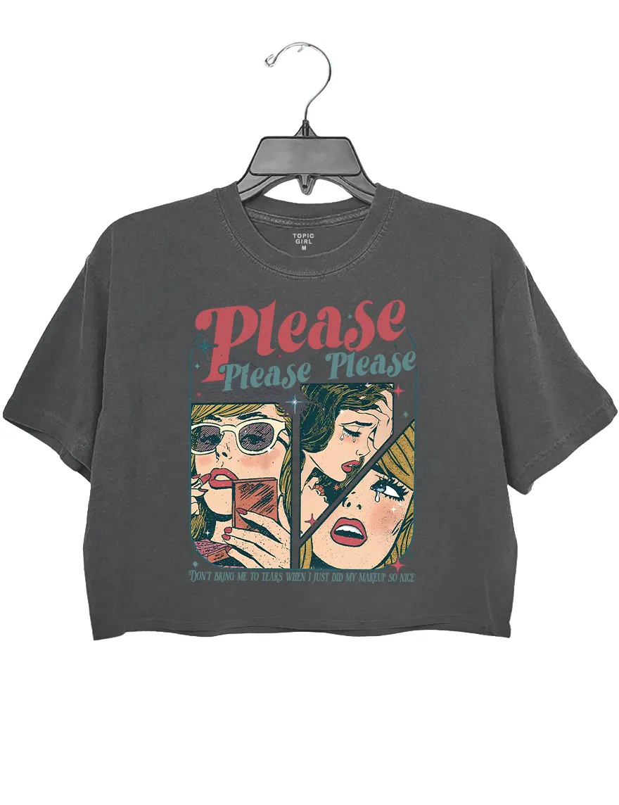 Please Don't Bring Me To Tears When I Just Di My Makepu So Nice Crop Top sold by Topic Girl product image thumbnail 2