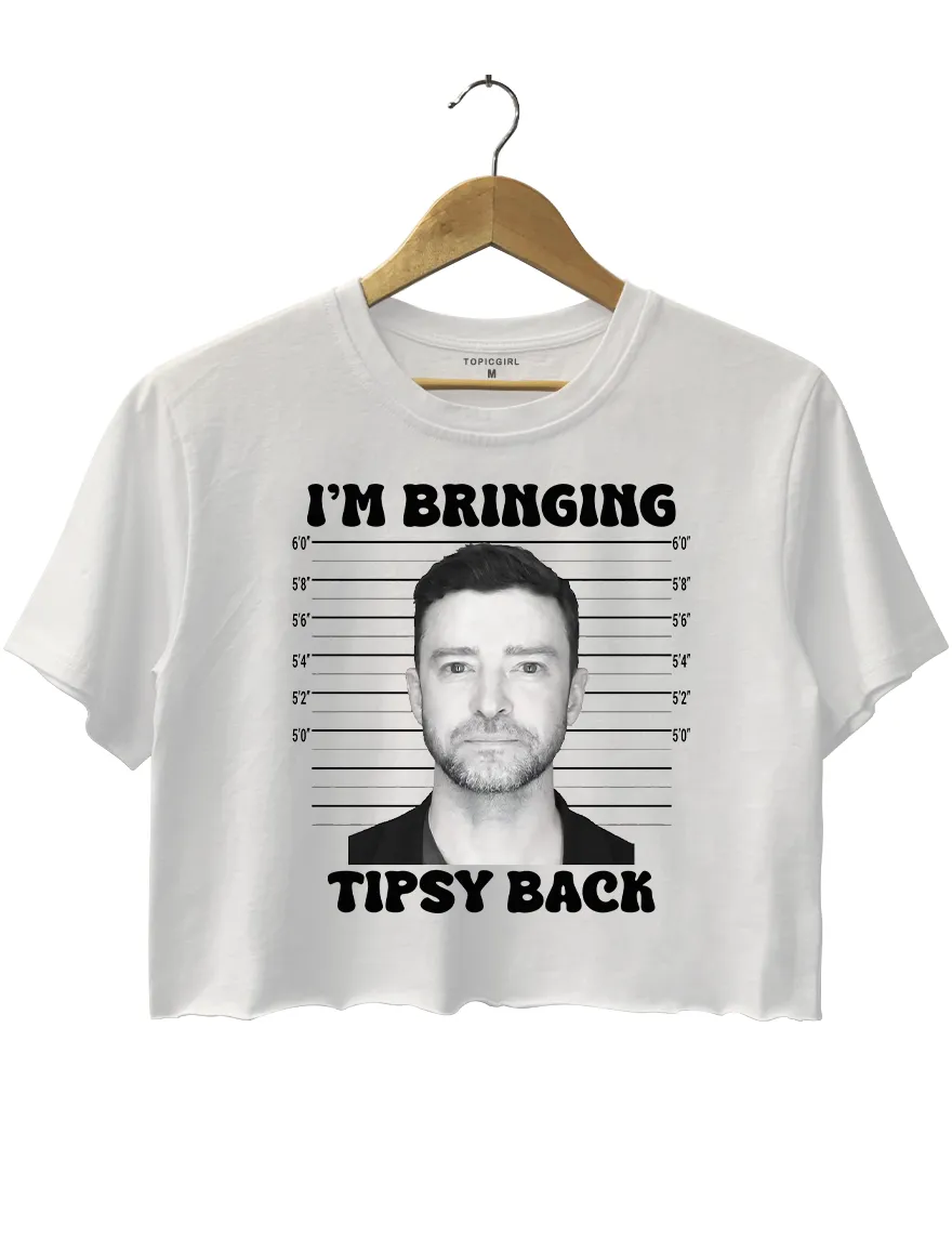 I'm Bringing Tipsy Back Crop Top sold by Topic Girl