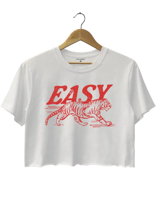 Easy Tiger Festival Crop Top sold by Topic Girl