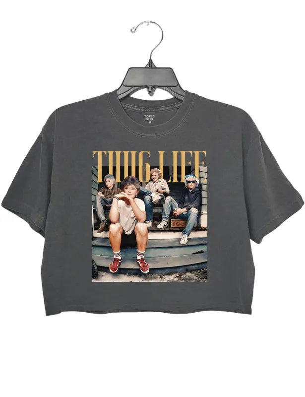 The Golden Girls Thug Life Crop Top sold by Topic Girl
