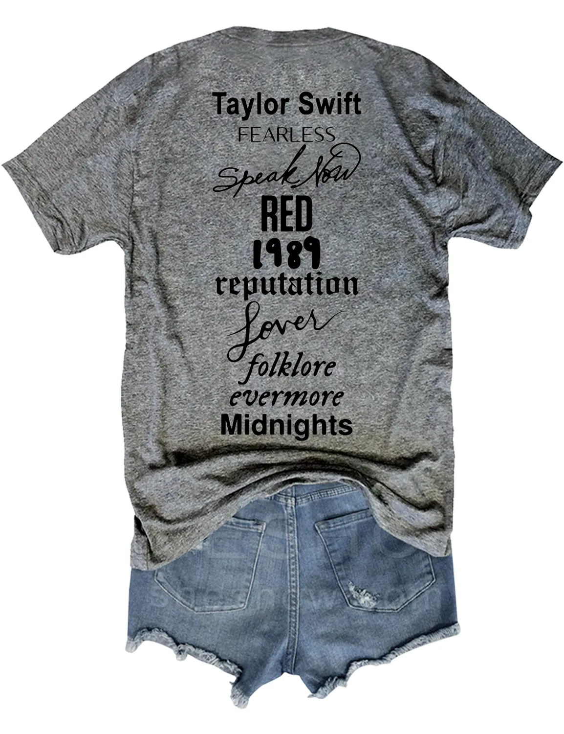 Taylor Swift Albums Tee sold by Topic Girl product image thumbnail 3