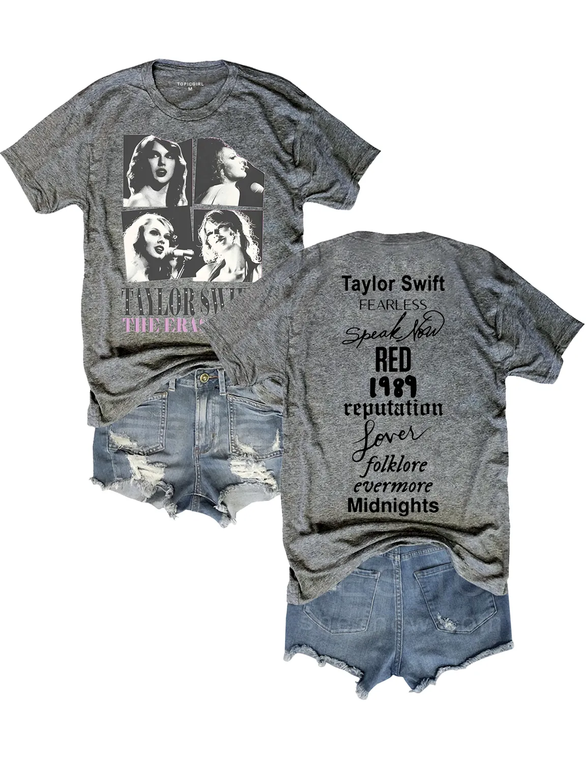 Taylor Swift Albums Tee sold by Topic Girl