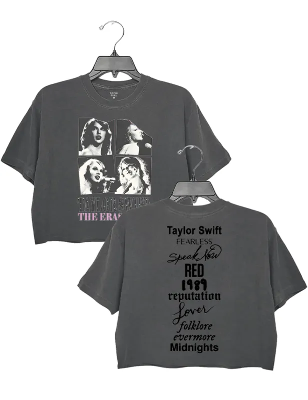 Taylor Swift Albums Crop Top sold by Topic Girl