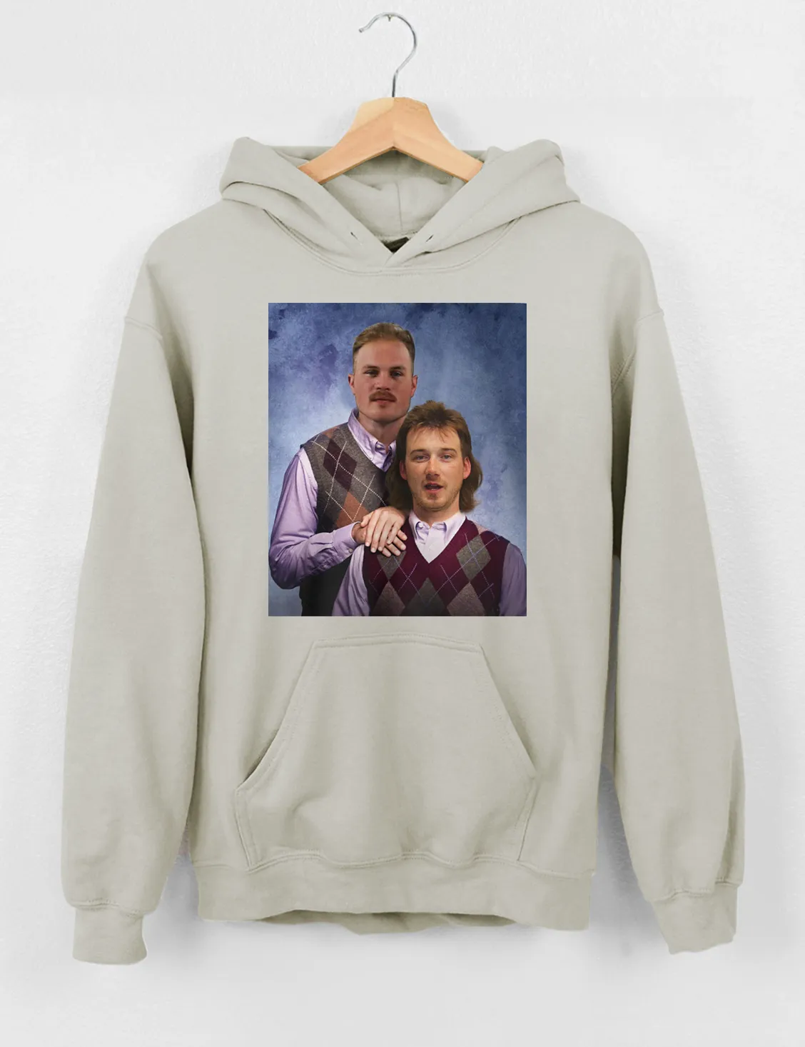 Zach Bryan and Morgan Wallen Mug Shot Crop Hoodie sold by Topic Girl product image thumbnail 2