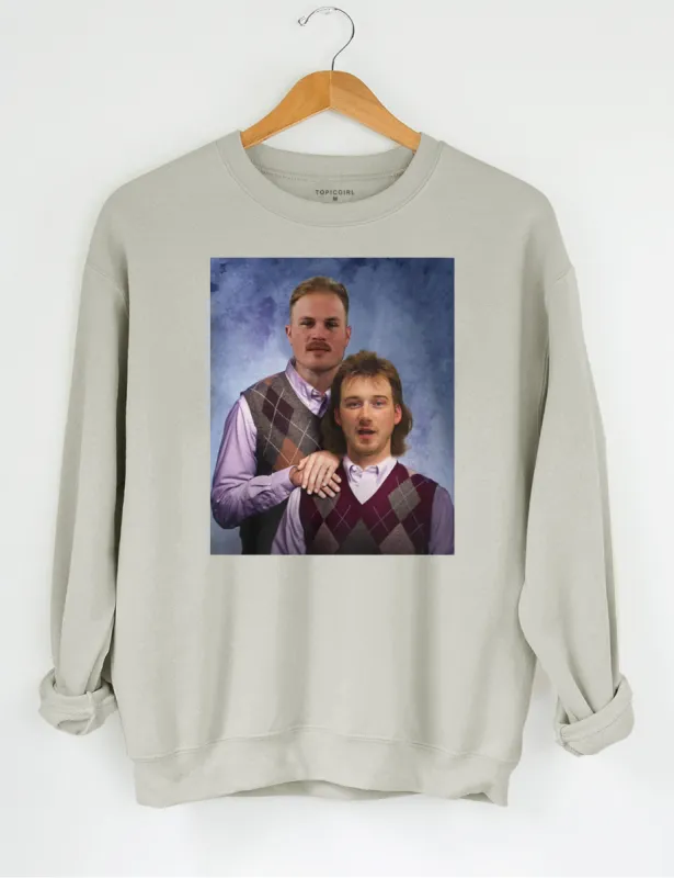 Zach Bryan and Morgan Wallen Mug Shot Sweatshirt sold by Topic Girl