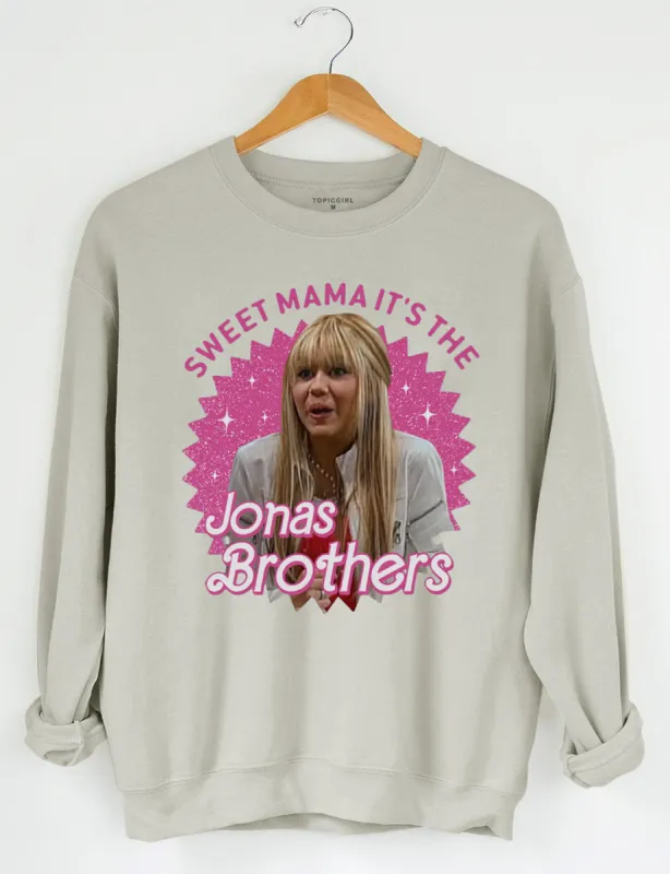 Sweet Mama It's The Jonas Brothers Sweatshirt sold by Topic Girl