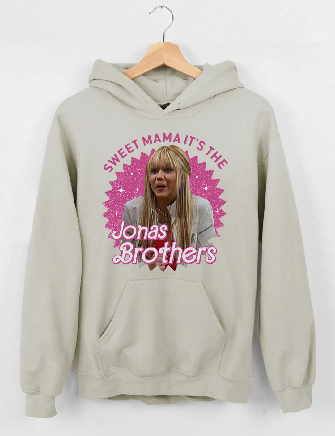 Sweet Mama It's The Jonas Brothers Crop Sweatshirt sold by Topic Girl product image thumbnail 4