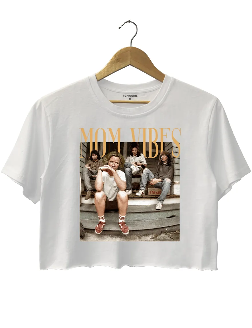 The Golden Girls Mom Vibes Crop Top sold by Topic Girl product image thumbnail 2