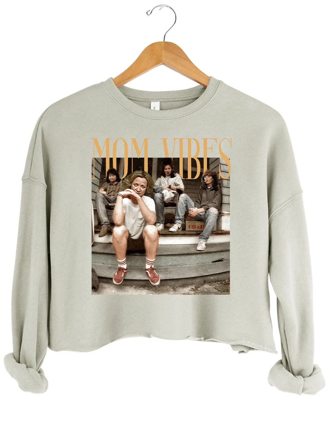 The Golden Girls Mom Vibes Crop Top sold by Topic Girl product image thumbnail 4