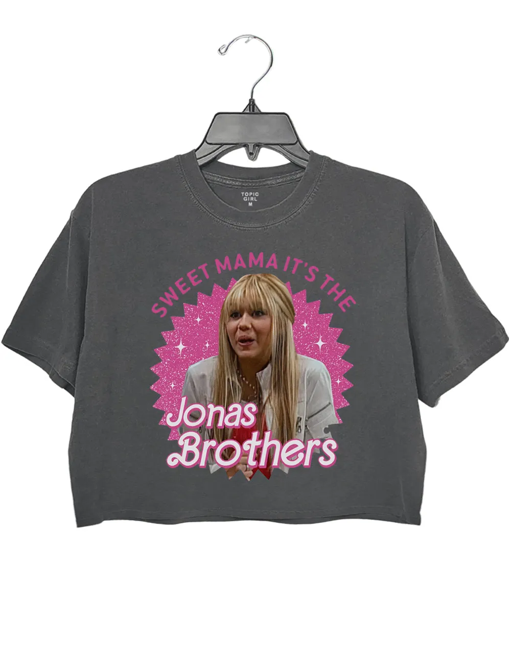 Sweet Mama It's The Jonas Brothers Crop Top sold by Topic Girl product image thumbnail 3
