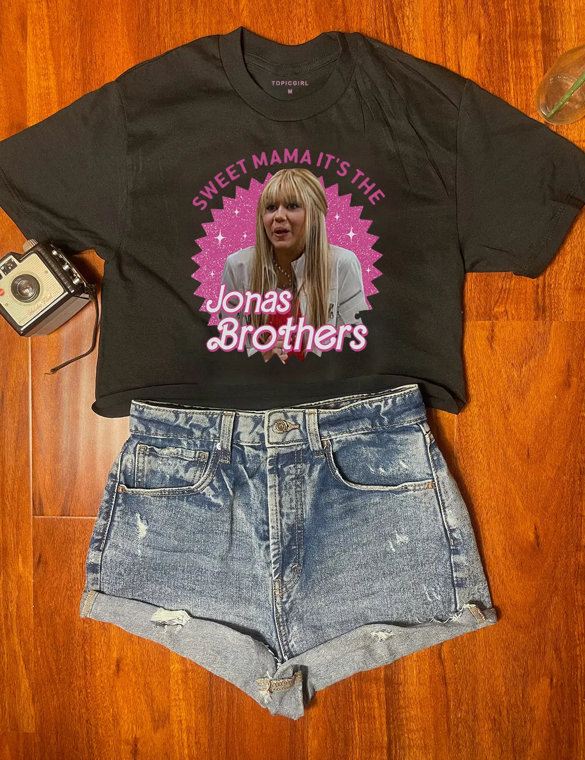 Sweet Mama It's The Jonas Brothers Crop Top sold by Topic Girl product image thumbnail 2
