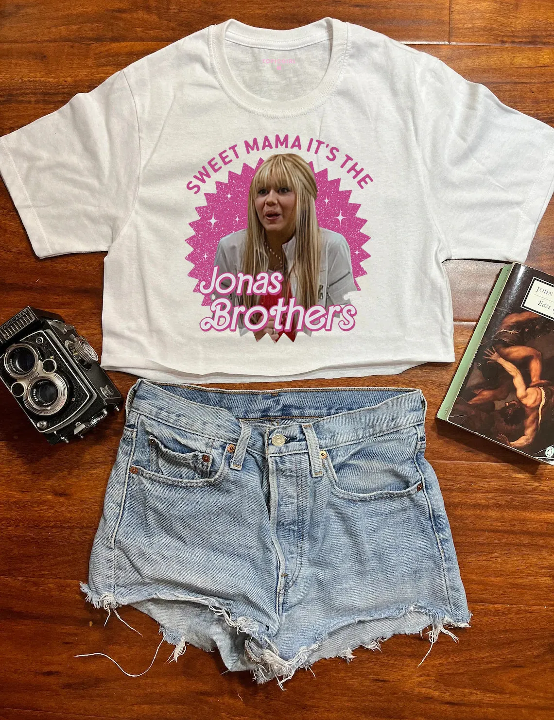 Sweet Mama It's The Jonas Brothers Crop Top sold by Topic Girl